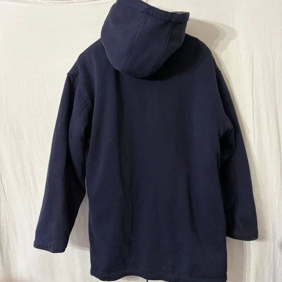 AJ SportVintage Green‎ Blue Reversible Field Barn Jacket Size Medium Cotton